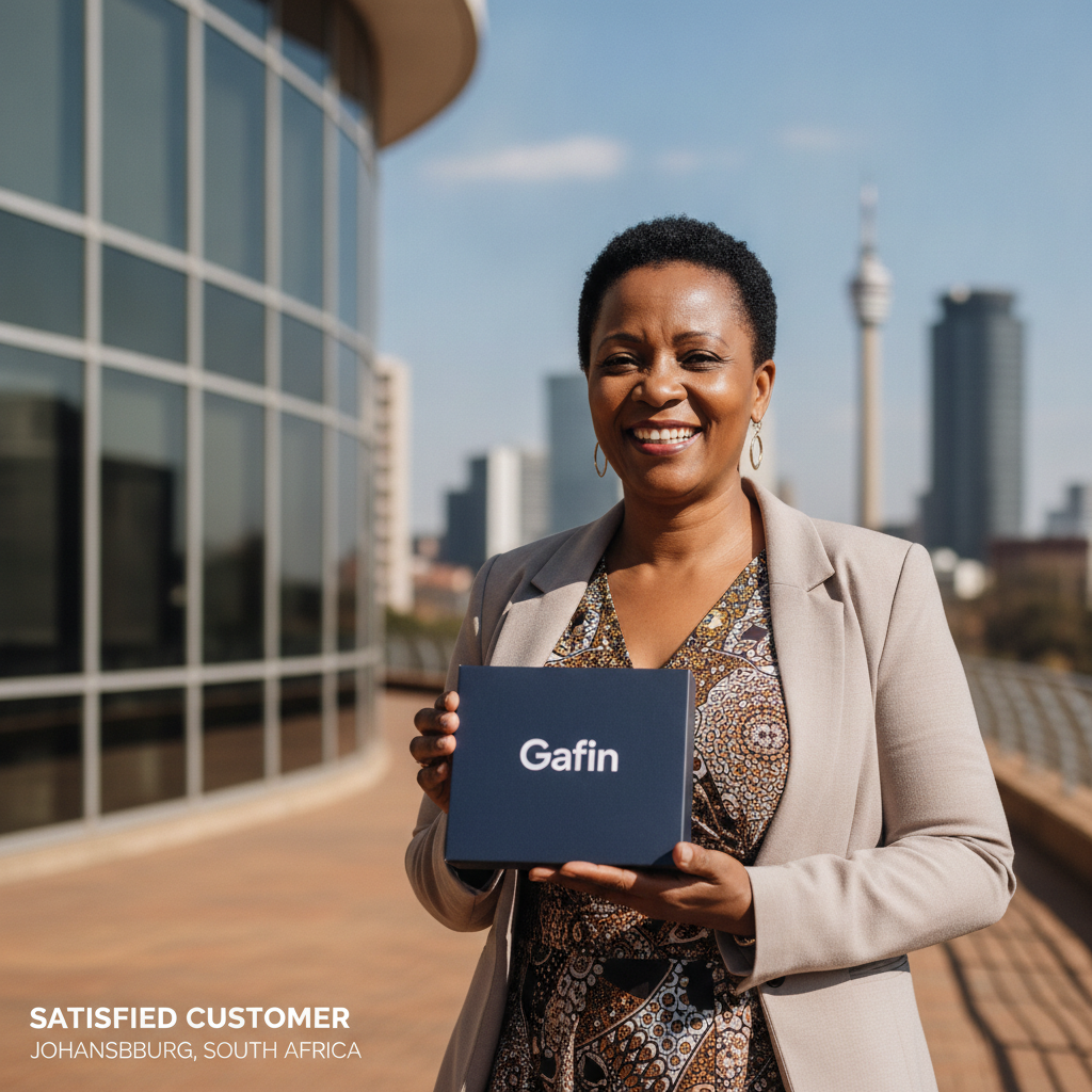 Satisfied Gafin customer from Johannesburg