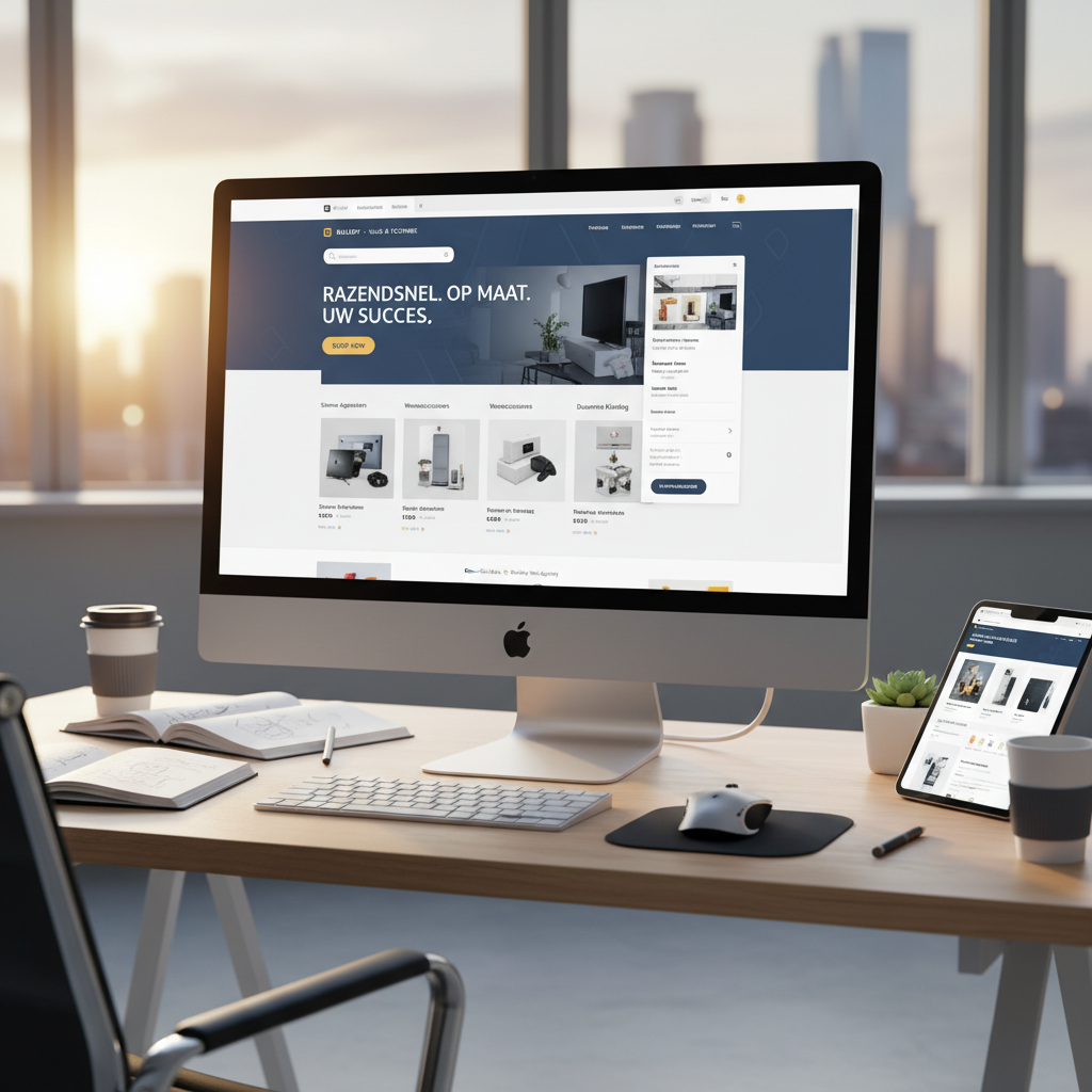 Modern en snel E-commerce platform gebouwd voor een MKB bedrijf