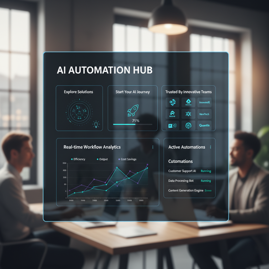 AI Automation Dashboard Preview