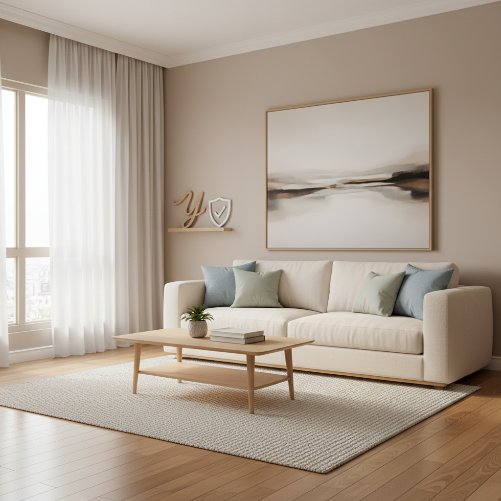 Clean Living Room