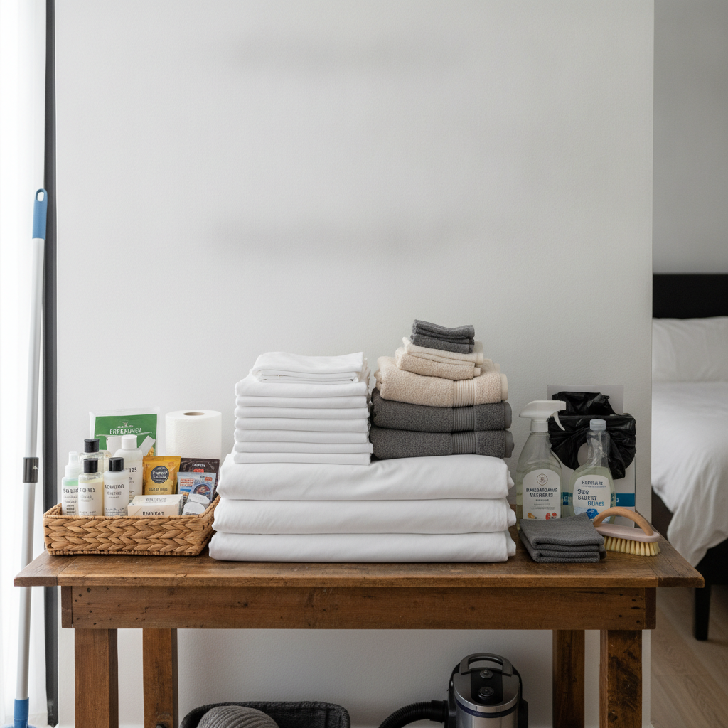 Smiling female Airbnb host in Miami