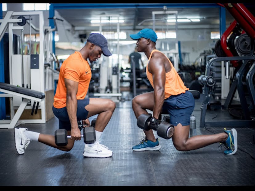 Well-organized free weights and dumbbell rack at The Fitness Zone Gym