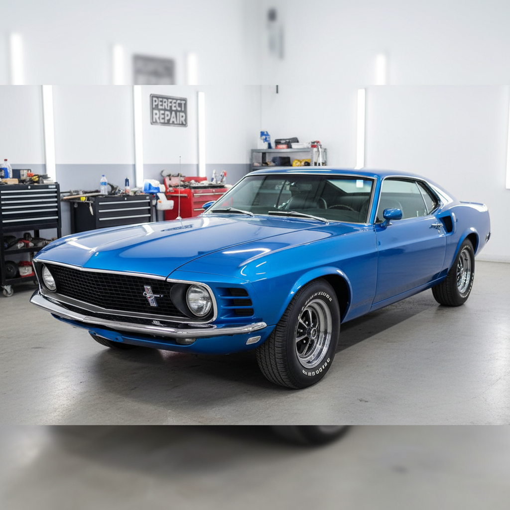 Same car perfectly repaired