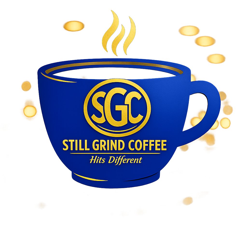 Perfect rosetta latte art crafted by Still Grind Coffee barista