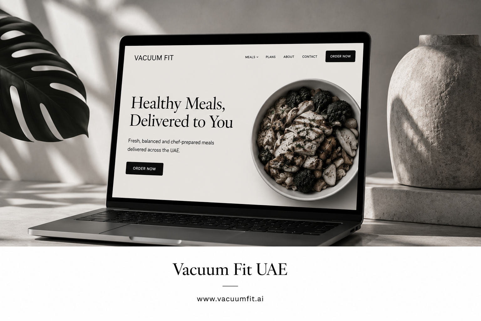 Editorial black and white boutique hotel website homepage with elegant serif typography and lifestyle photography