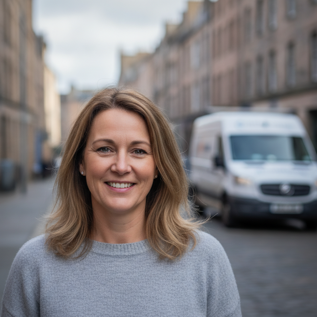 Sarah MacKenzie, satisfied Leith customer headshot