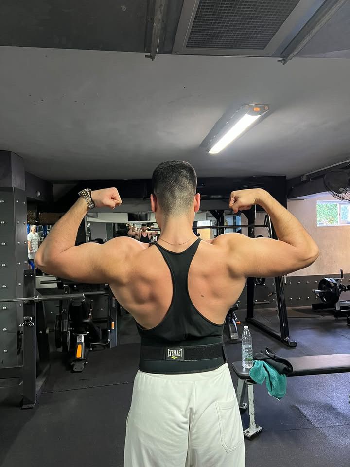 Christos Agathangelou in a professional gym setting