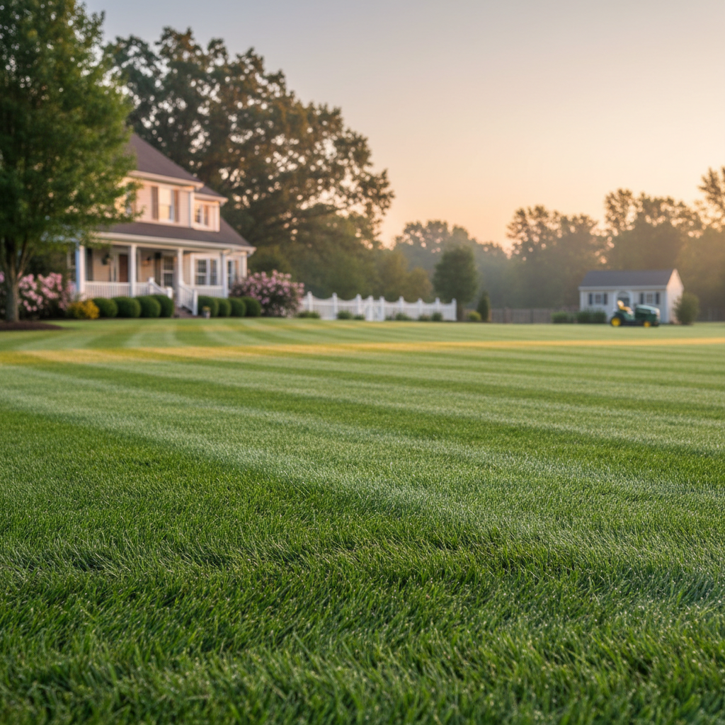 Manicured Lawn Background