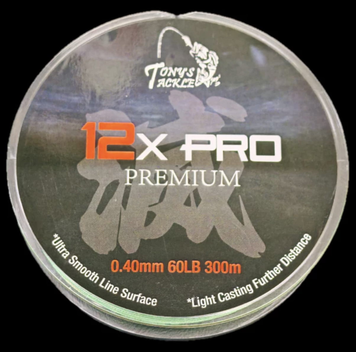 Tony's Tackle X12 Pro Braided fishing line premium spool product photo
