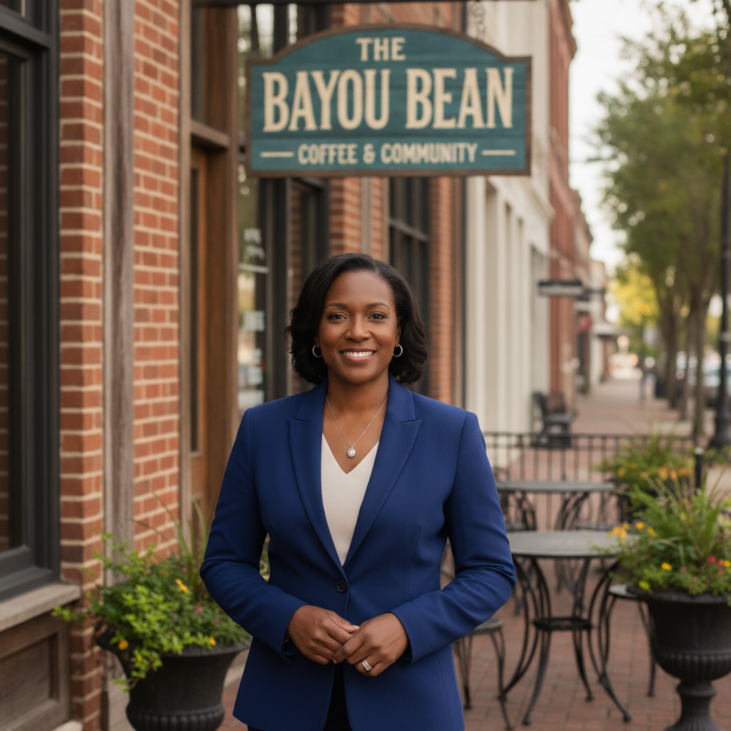 Portrait of a small business owner in Shreveport