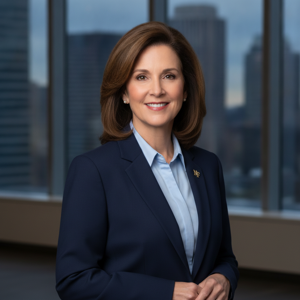 Portrait of a corporate executive from a national firm