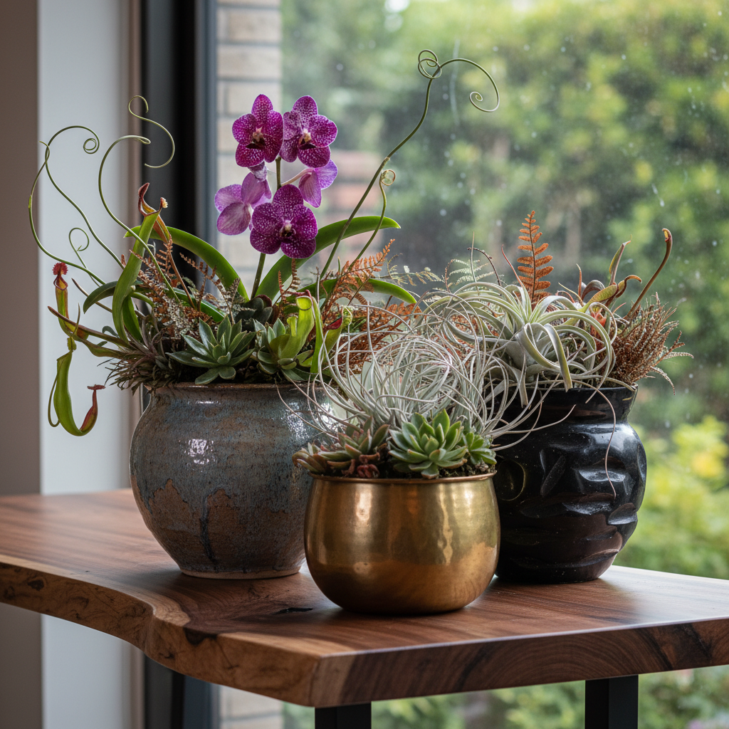 Breathtaking rare botanical arrangement
