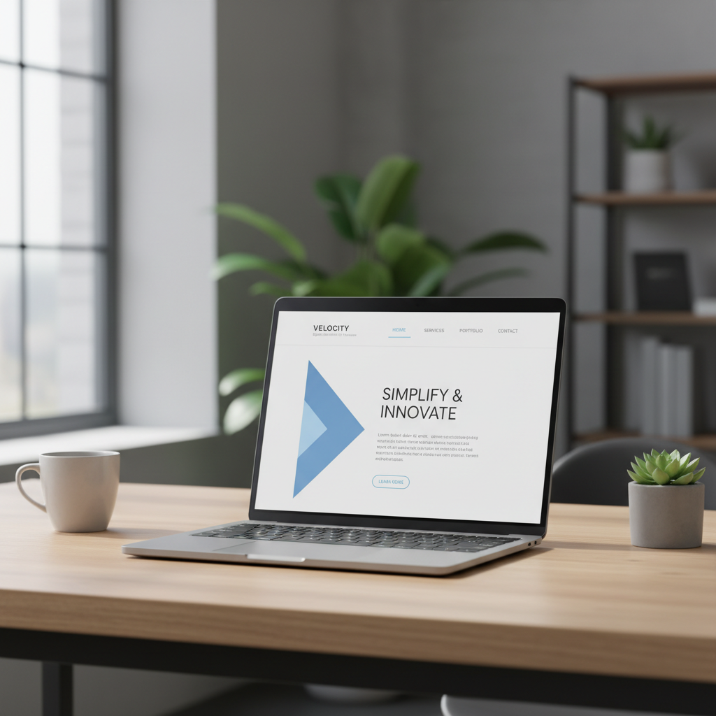 Minimalist Web Design Interface