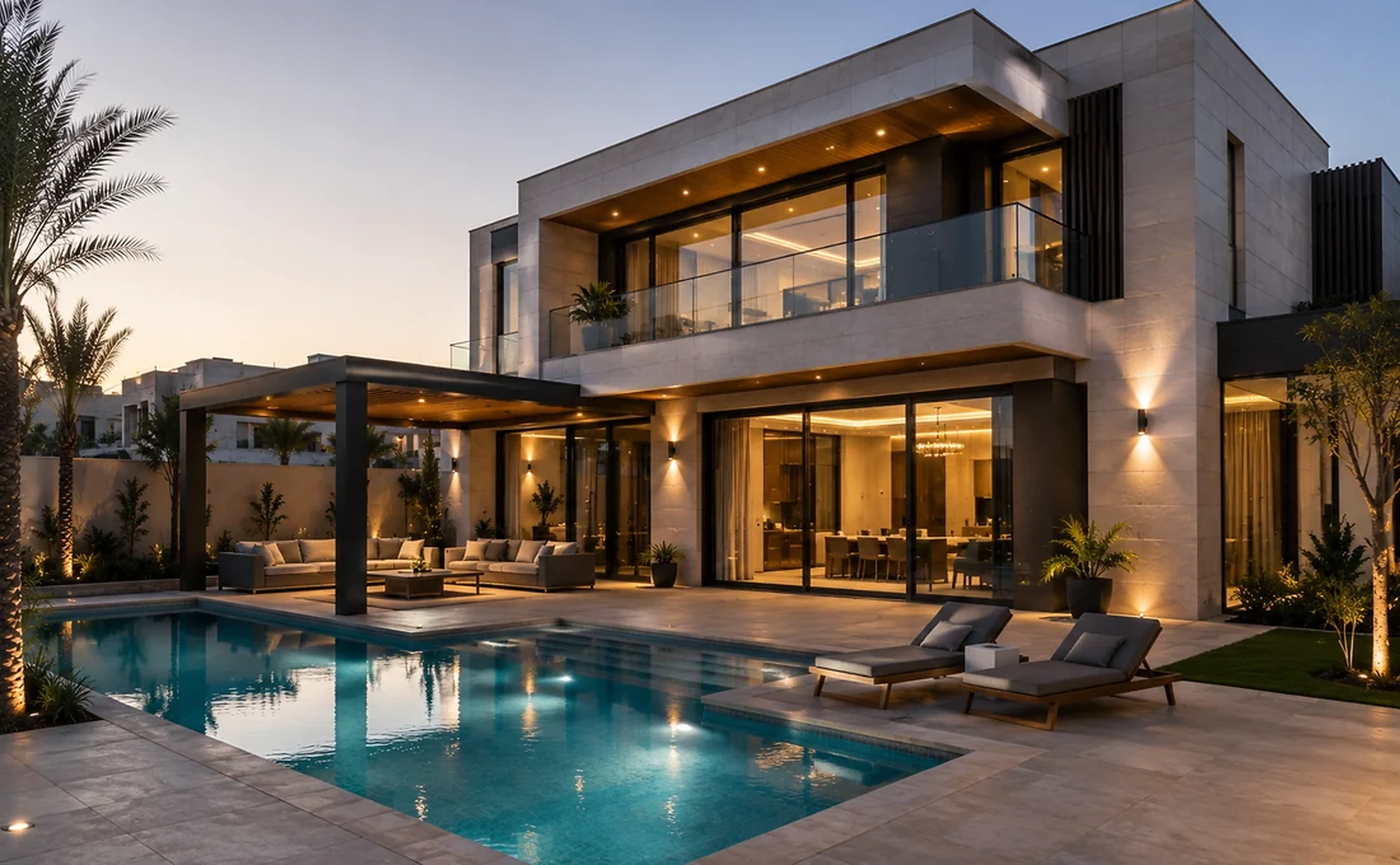 008/074 | PROJECT CARD 1/6 | Luxury Villa - West Bay Lagoon | POPUP 1/6