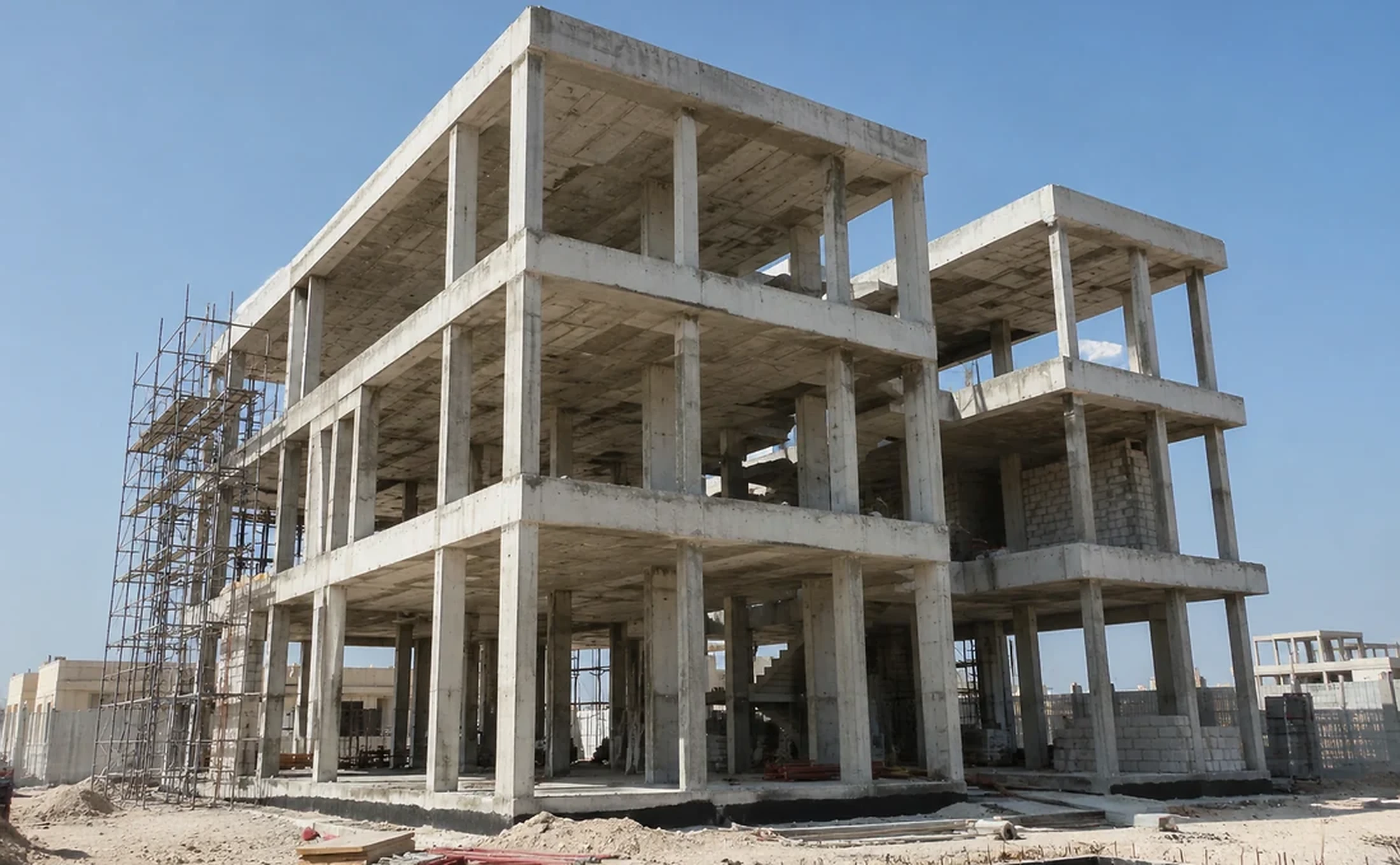012/074 | PROJECT CARD 5/6 | Concrete Structure - Al Rayyan | POPUP 1/6