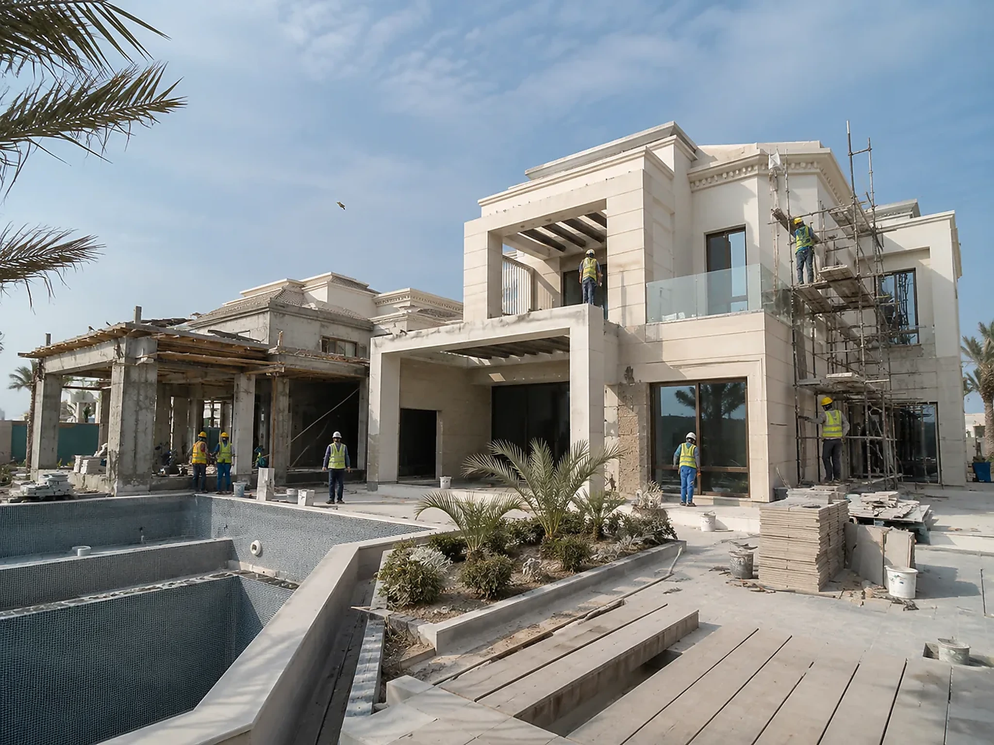 048/074 | Luxury Villa - West Bay Lagoon | POPUP 5/6 | Facade & waterproofing
