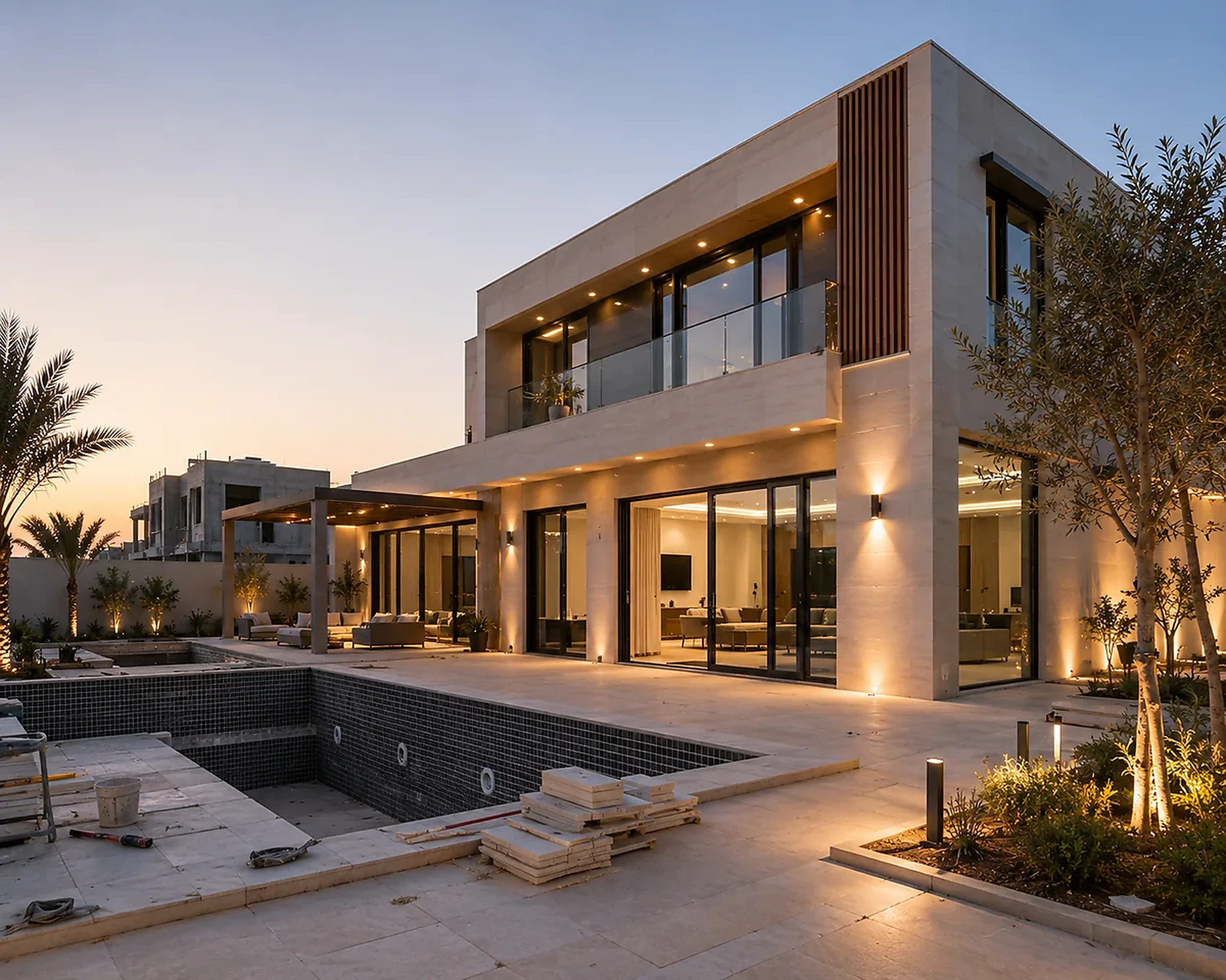 049/074 | Luxury Villa - West Bay Lagoon | POPUP 6/6 | Interior finishing