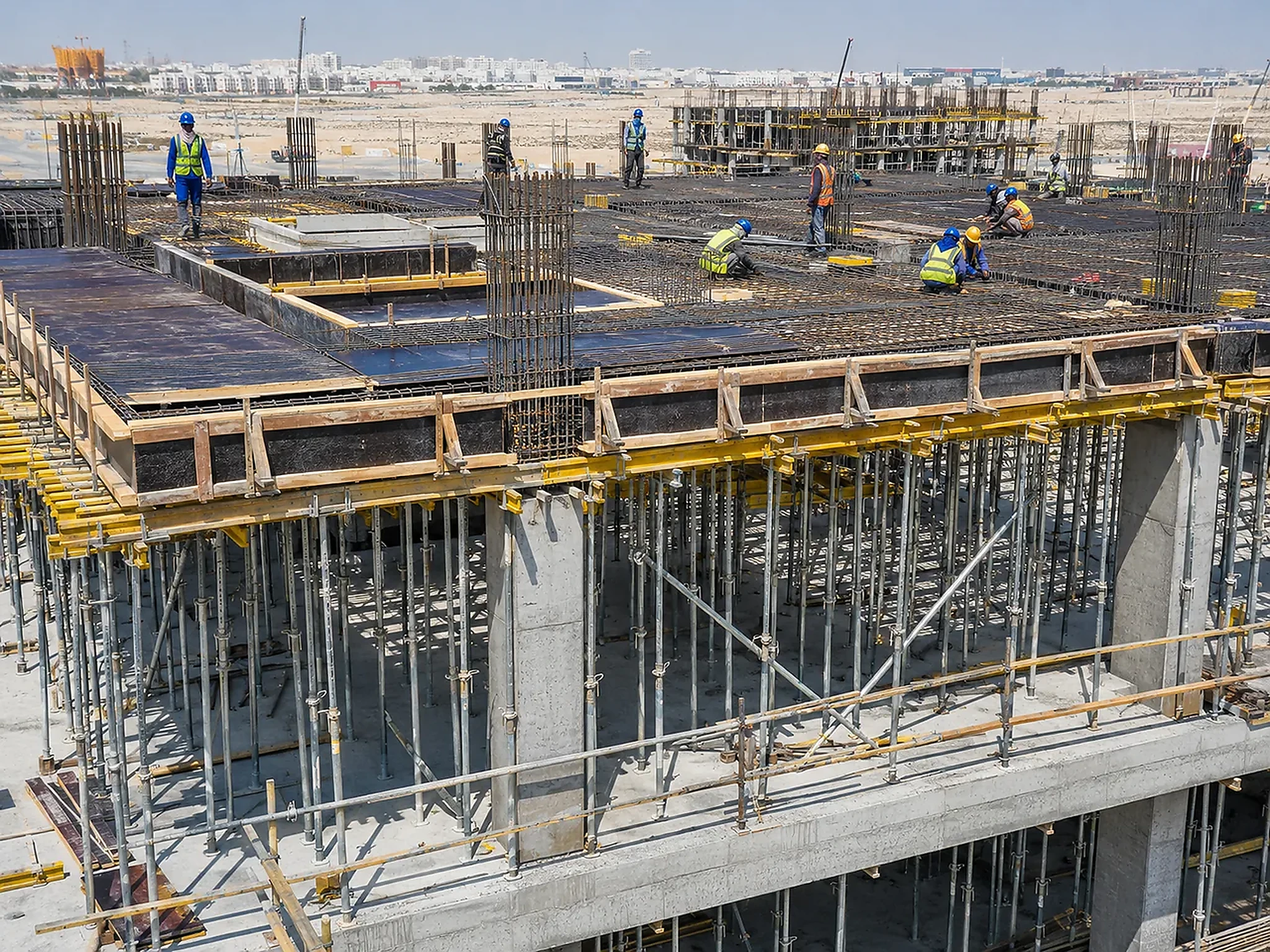 066/074 | Concrete Structure - Al Rayyan | POPUP 3/6 | Column & wall formwork