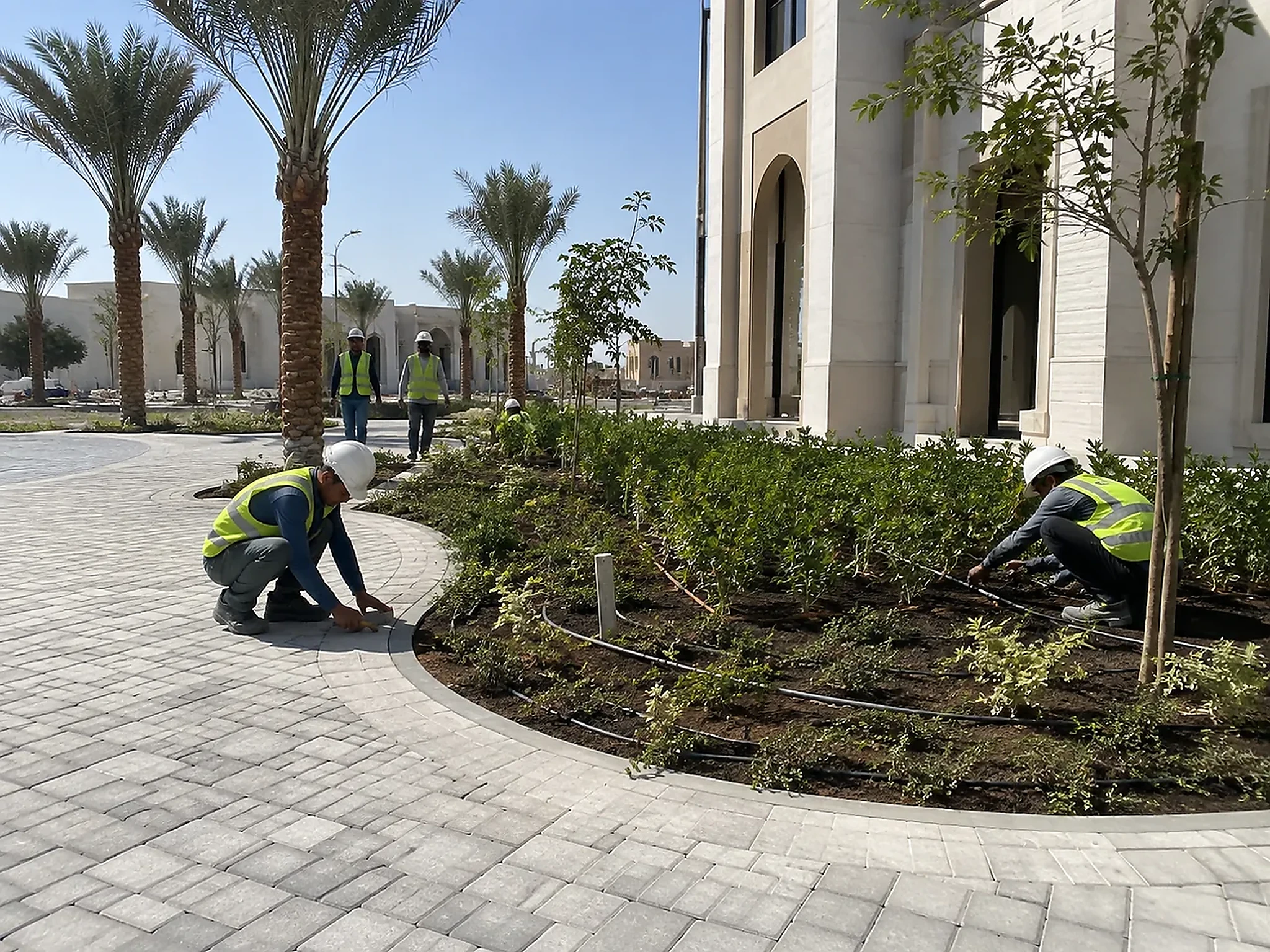 073/074 | External Works - Doha | POPUP 5/6 | Landscape coordination