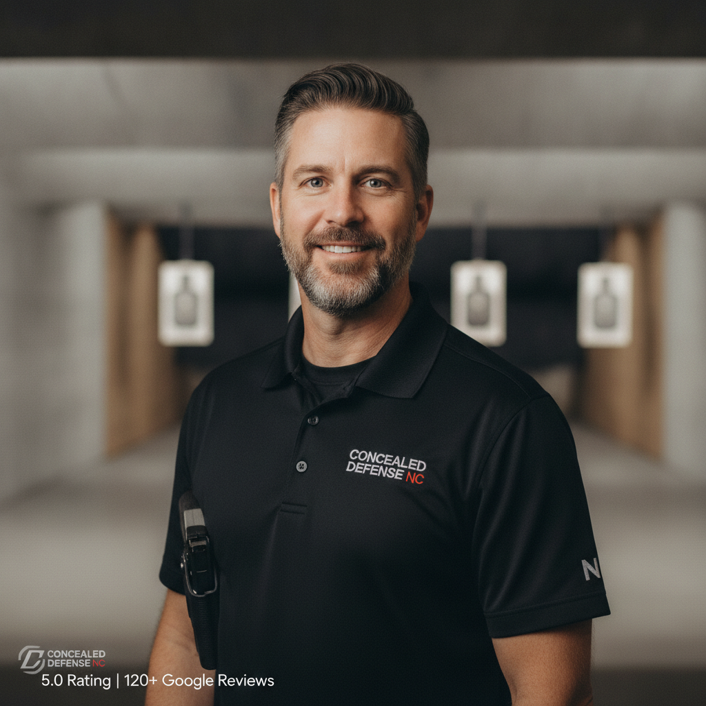 Professional headshot of middle-aged male concealed carry student