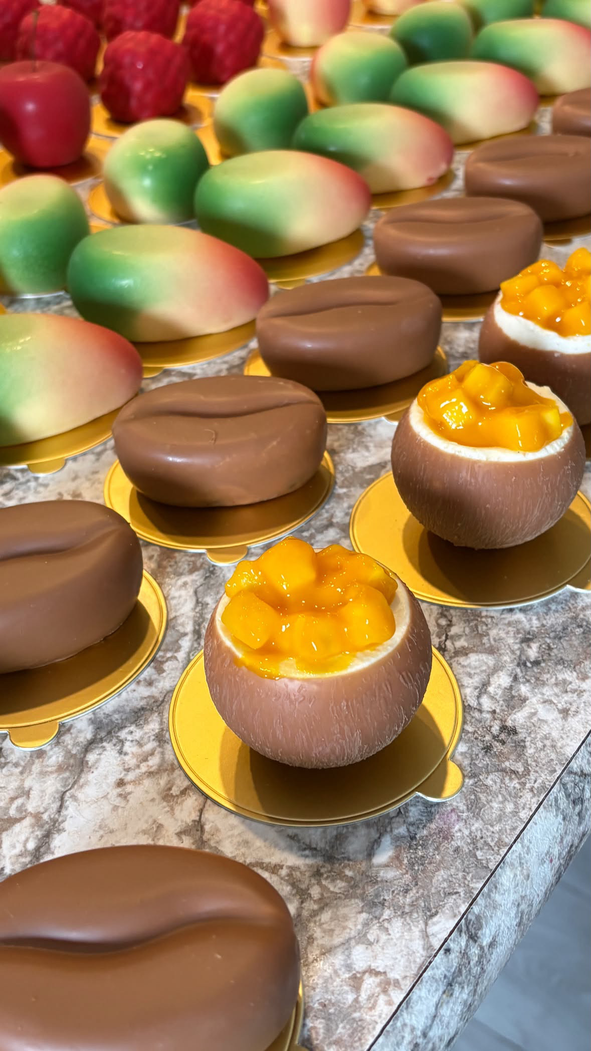 Signature artisanal pastry creation from +967 Pâtisserie, handcrafted in Rochester