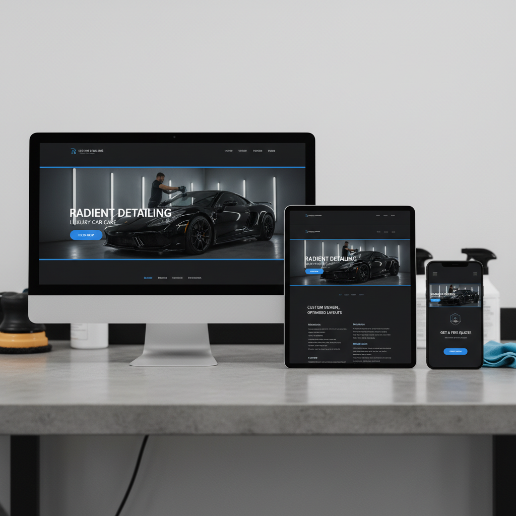 Mobile Responsive Design for a Car Detailing Service