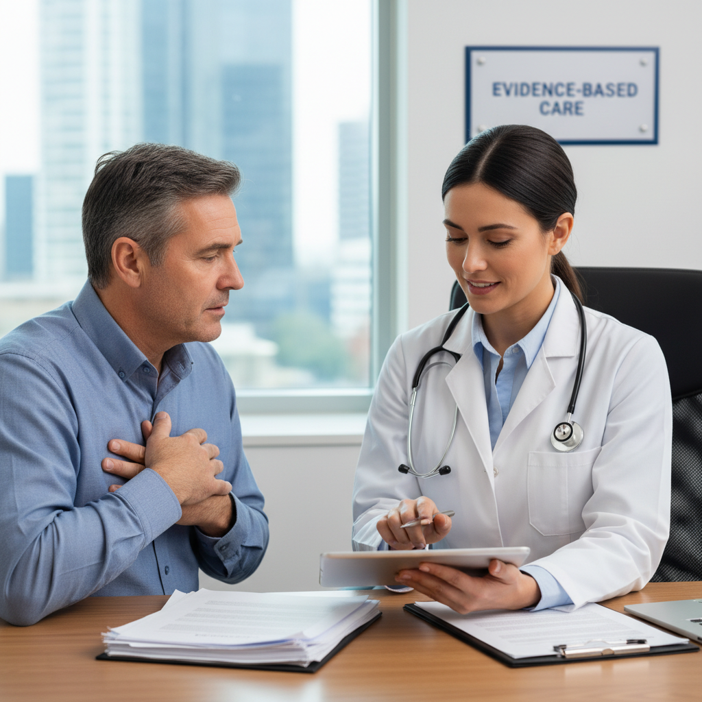 Doctor consulting with patient