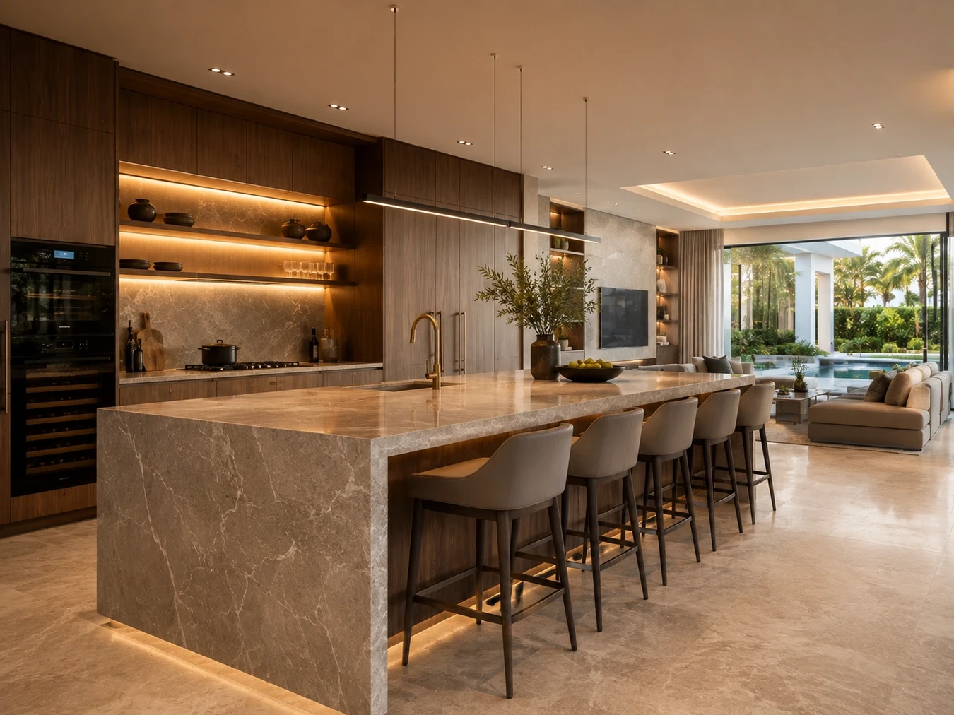 Open-Plan Kitchen