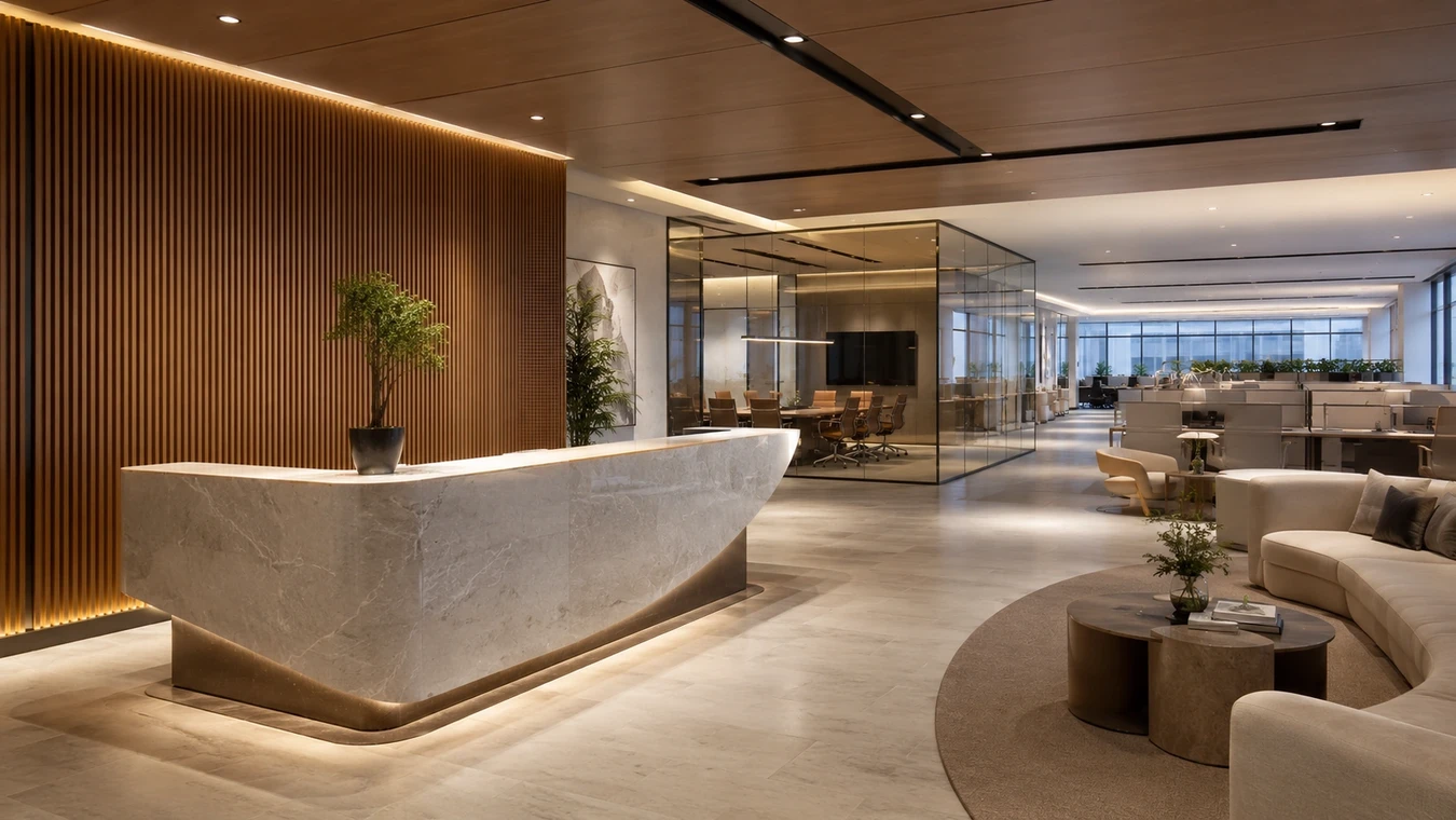 Reception & Workspace