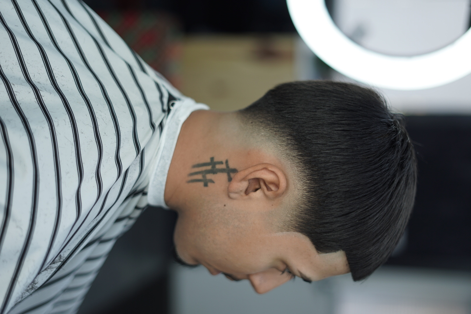 Signature precision haircut and styling at Blessed VIP Cutz showcasing master barber craftsmanship
