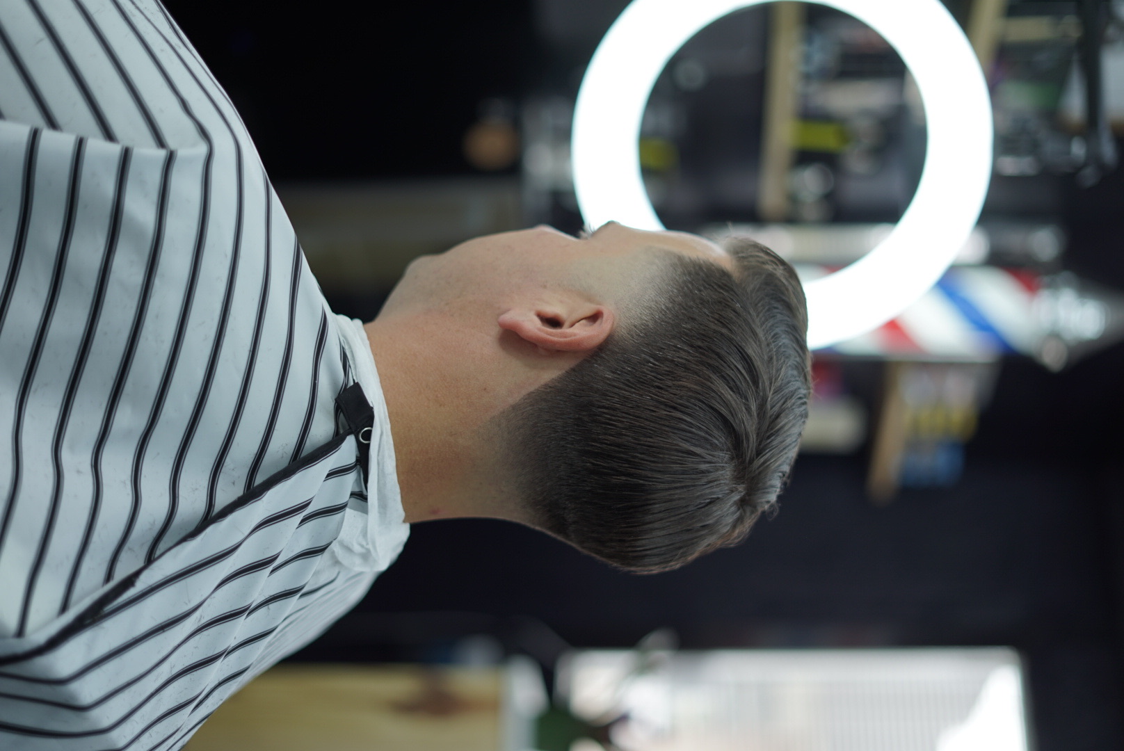 Detailed beard sculpting and grooming session at Blessed VIP Cutz