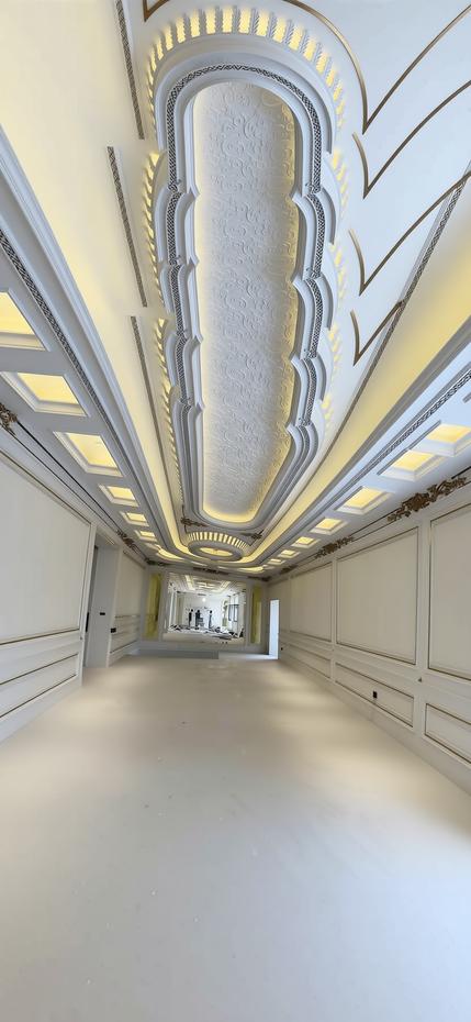 Finished ceiling mural detail