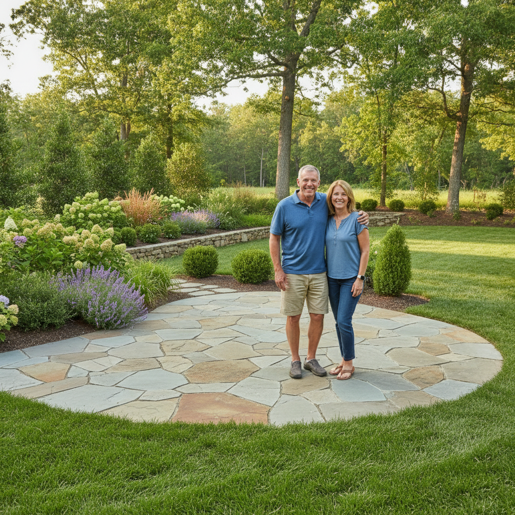 Happy homeowner client portrait