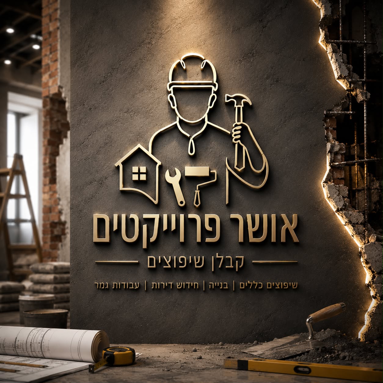 פרויקט שיפוץ יוקרתי ומודרני של אושר פרויקטים