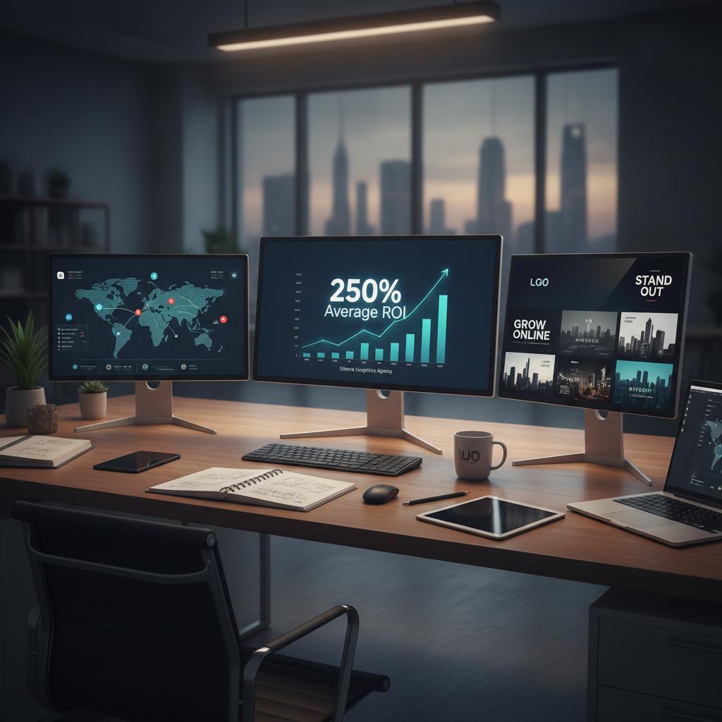 High-end Digital Marketing Campaign Dashboard and Creative Workspace