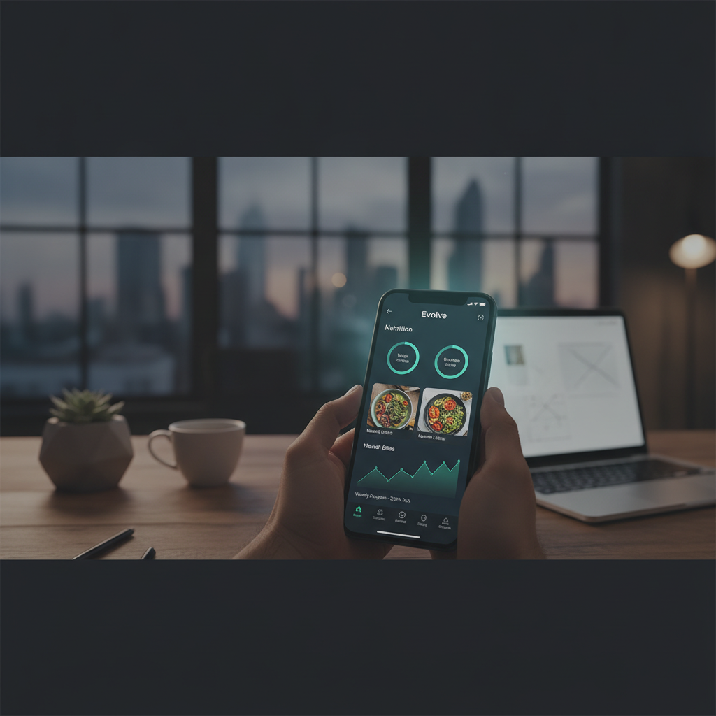 Modern and intuitive UI/UX design for a lifestyle and wellness mobile app