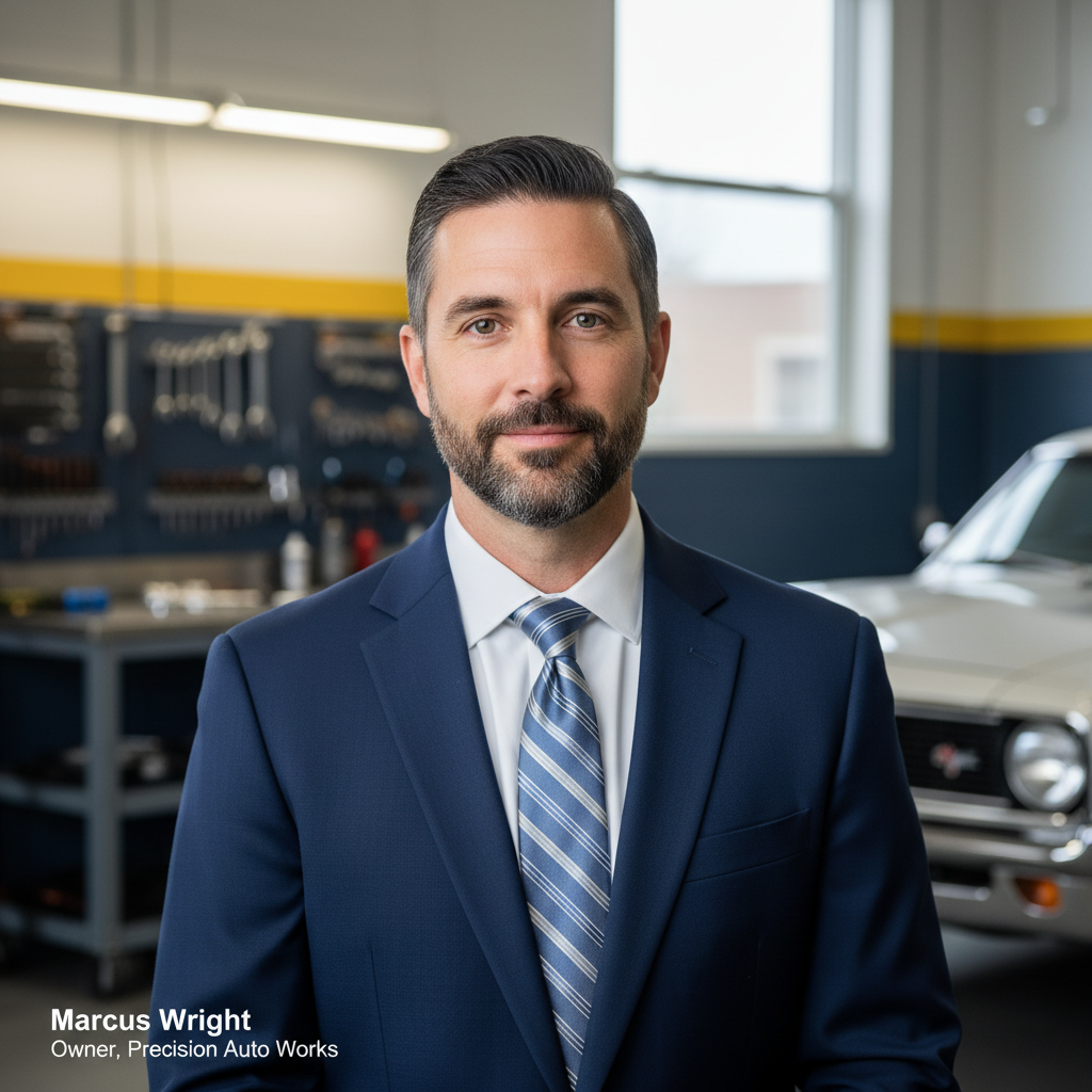 Professional headshot of an automotive business owner