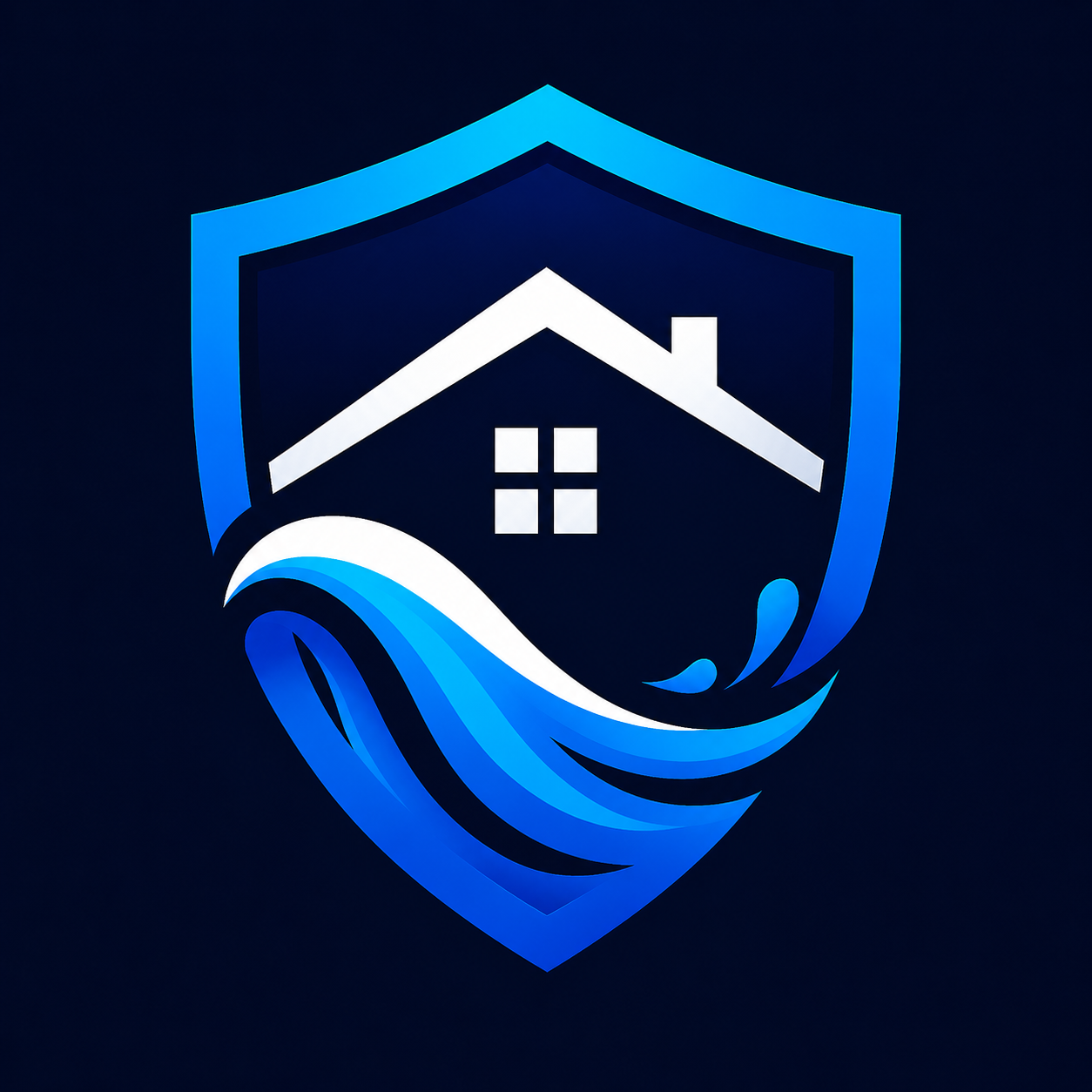 BlueShield Exterior Cleaning shield logo for San Antonio pressure washing company