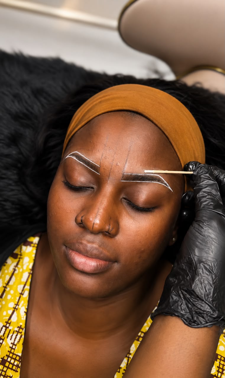 Interior of the luxurious and clean Be You Beauty studio in Accra