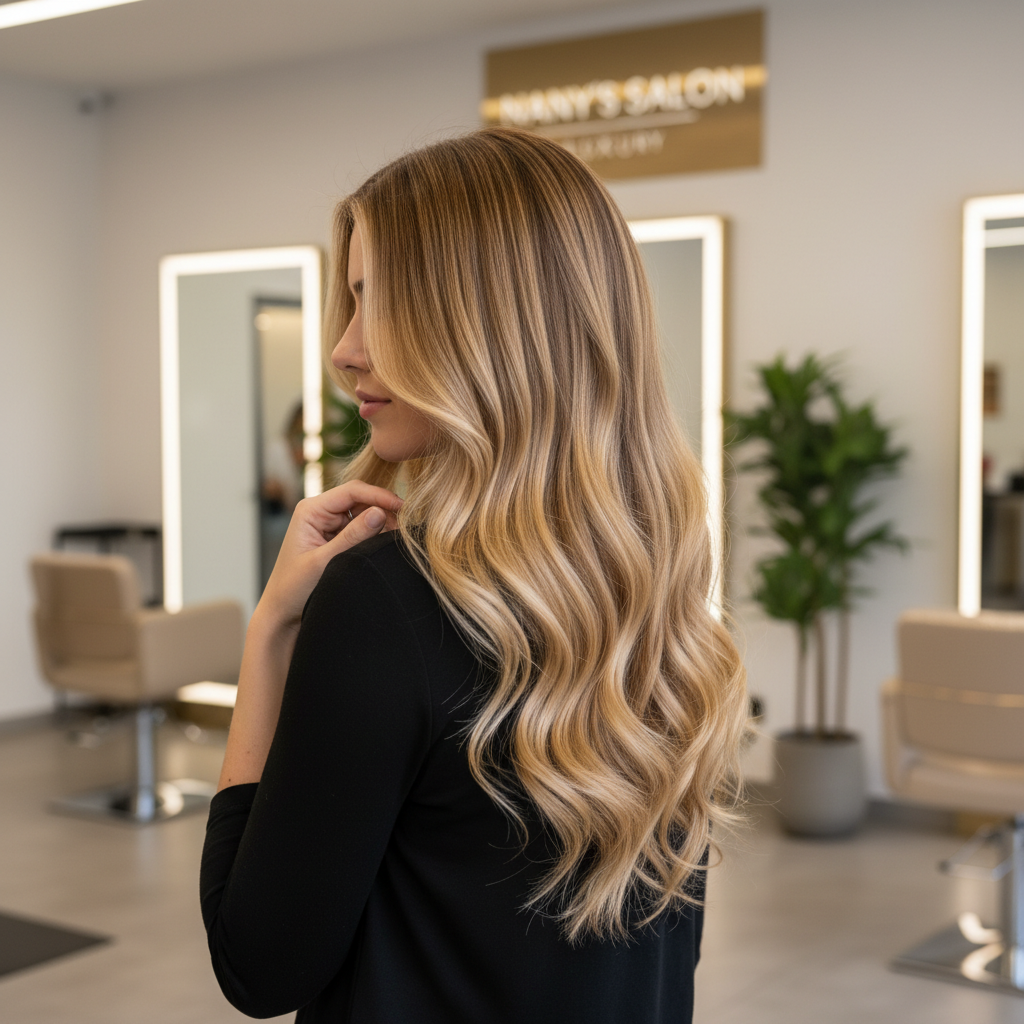 Honey balayage at Nanys Salon