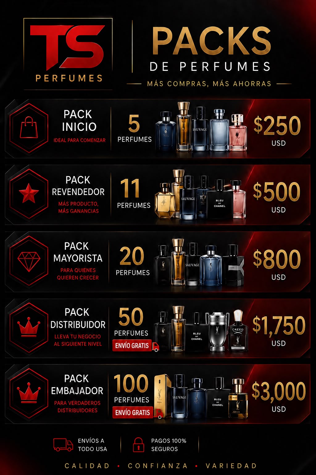 Luxury perfume collection product from Twin Supply USA