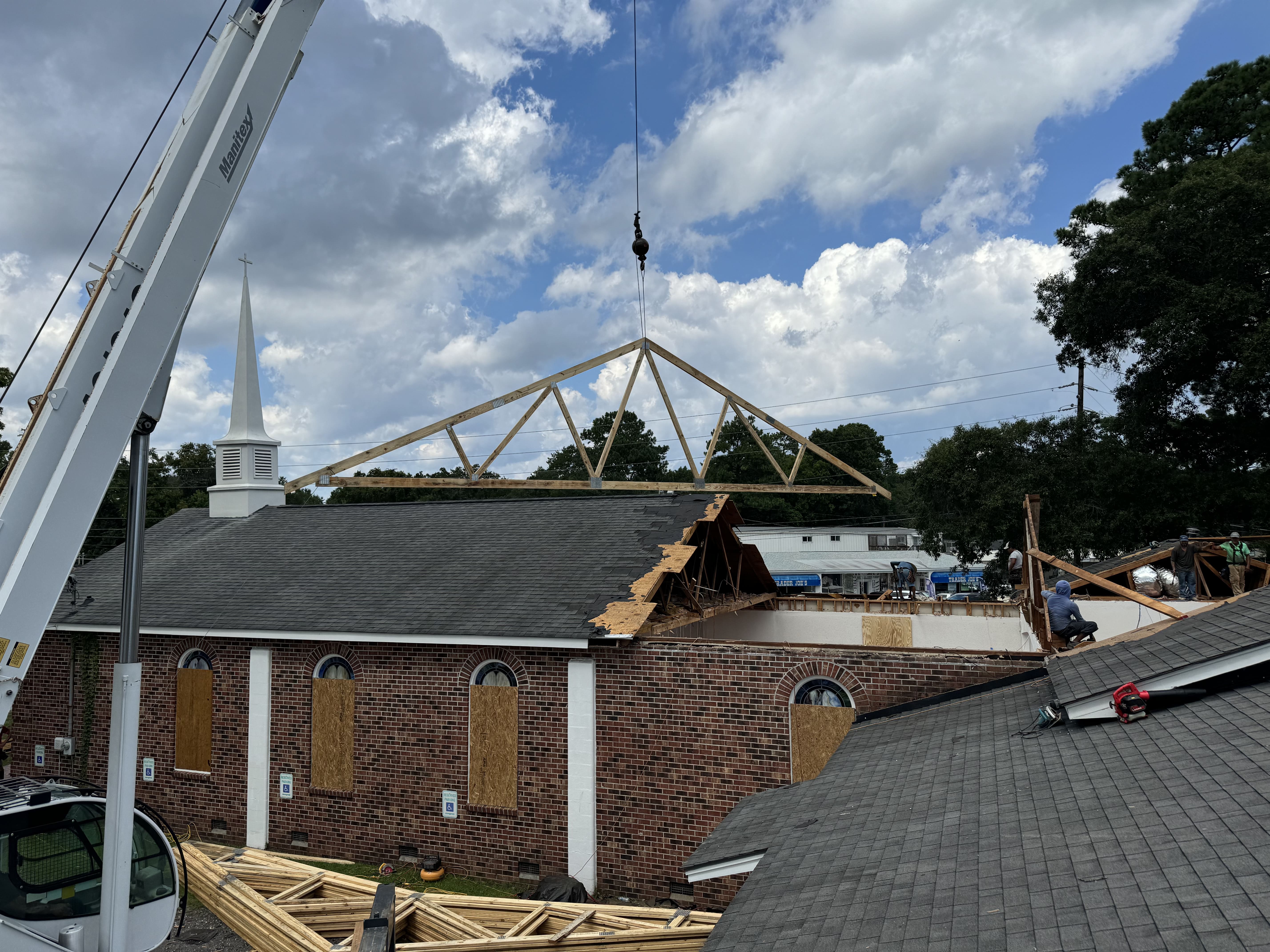 Retail storefront buildout in downtown Summerville South Carolina completed by Taylor Coastal Construction