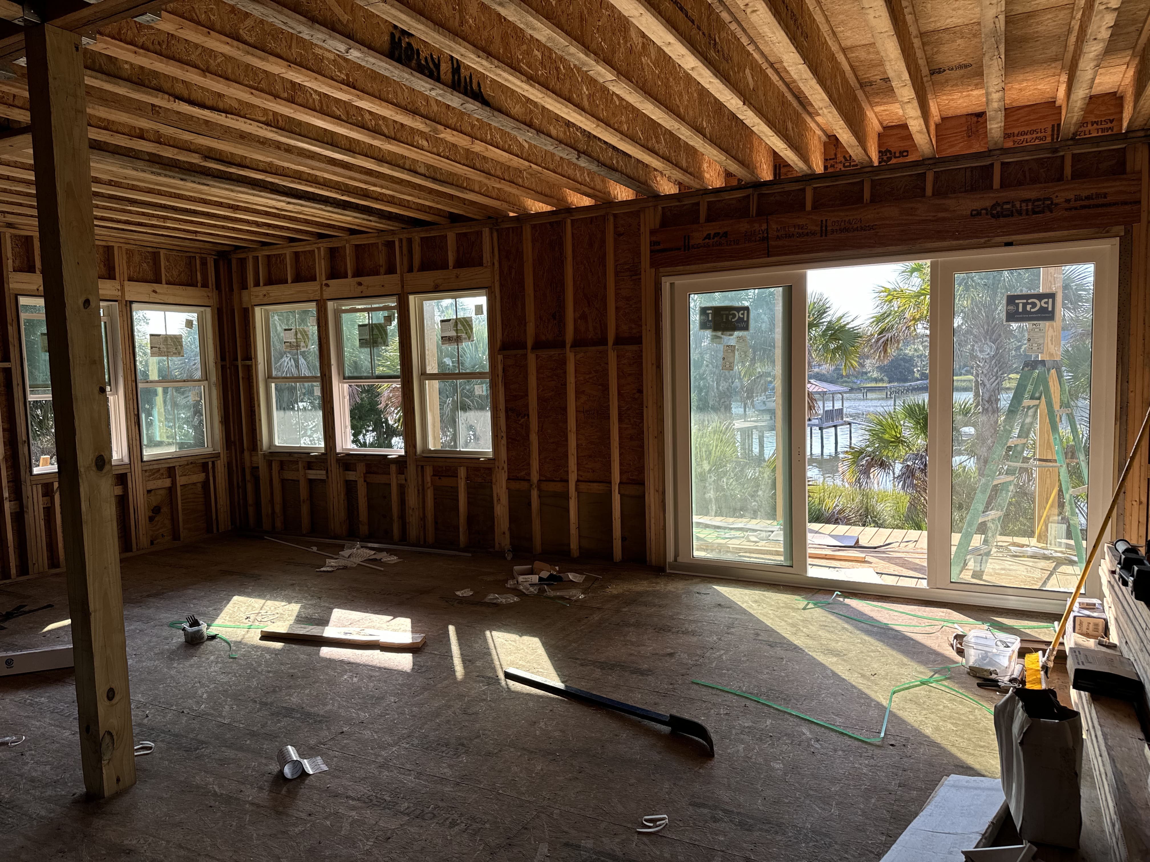 Restaurant tenant improvement interior buildout in Charleston by Taylor Coastal Construction