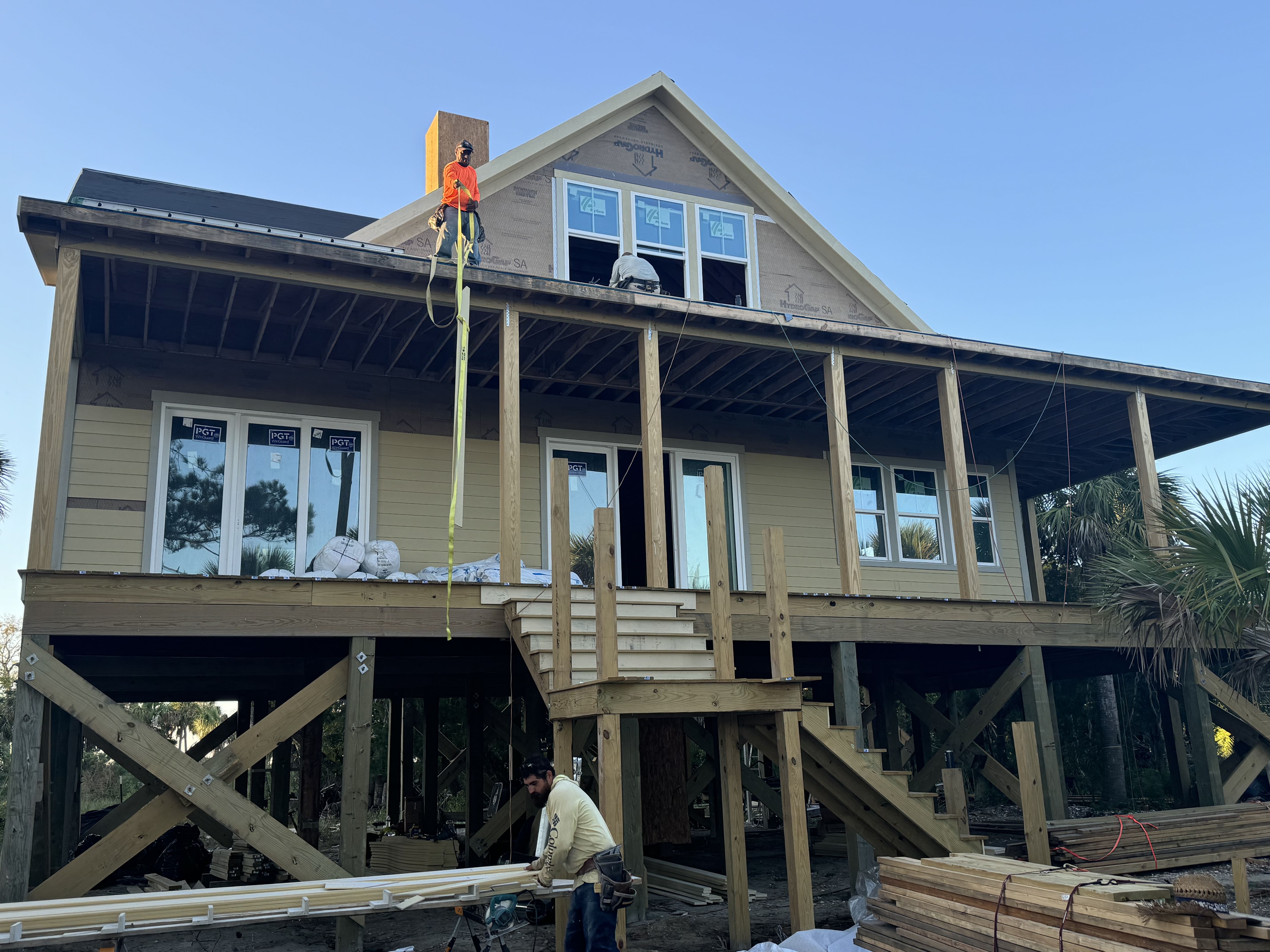 Mixed use retail development on Daniel Island South Carolina by Taylor Coastal Construction