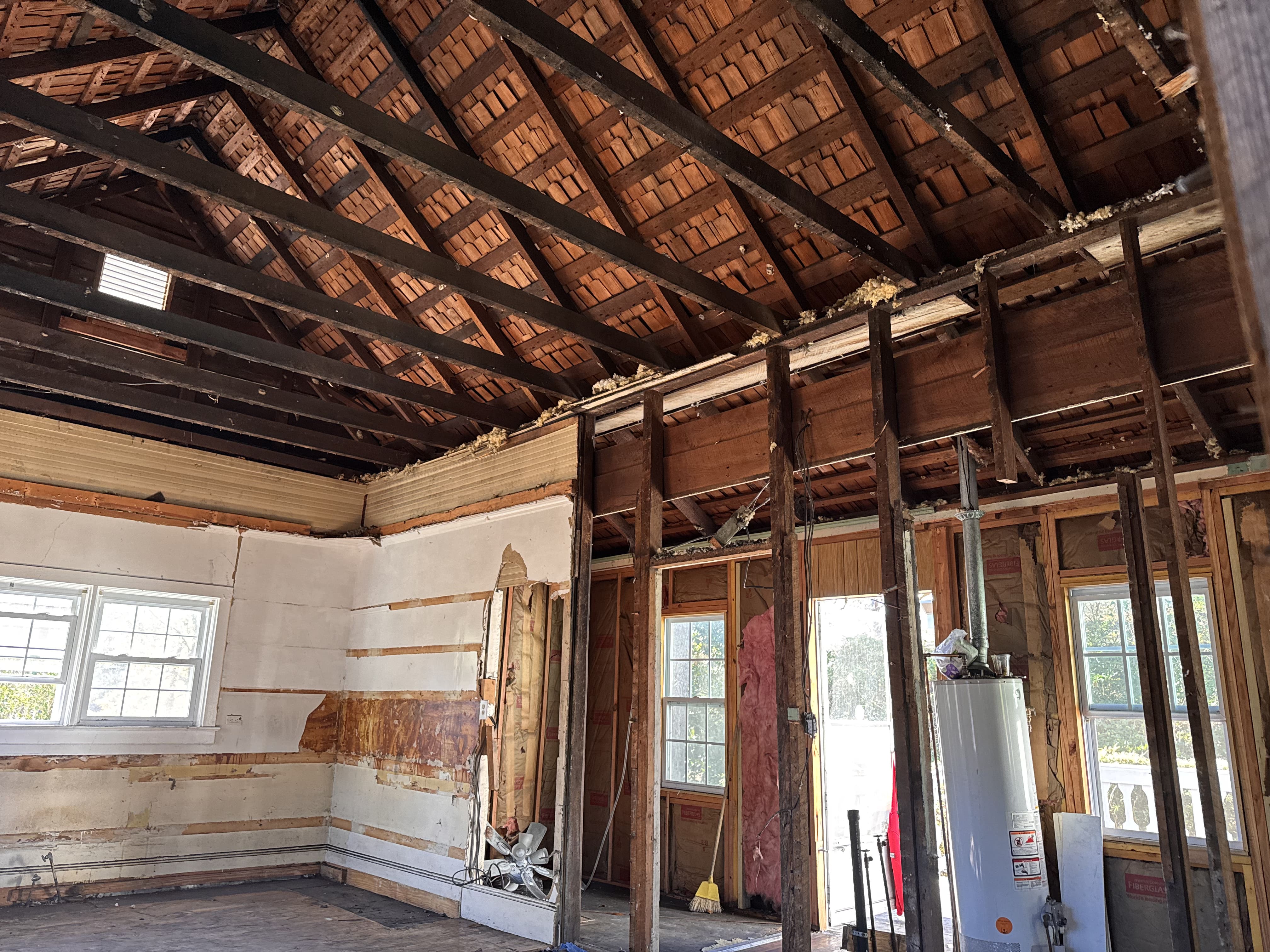 Custom coastal home under construction in the Lowcountry by Taylor Coastal Construction