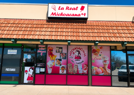 Vibrant Mangonada and Authentic Mexican Ice Cream in a colorful shop