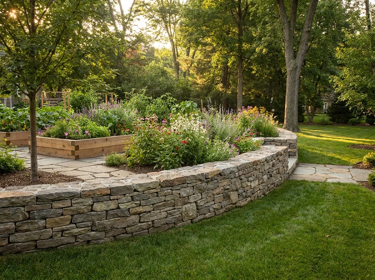 Retaining wall construction in San Antonio, TX