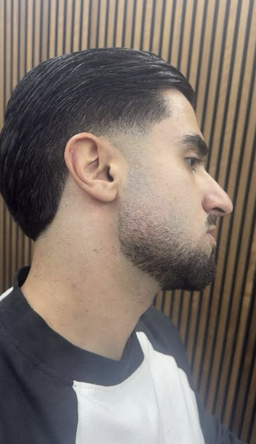 Premium hair cutting detail at Kadir barbershop