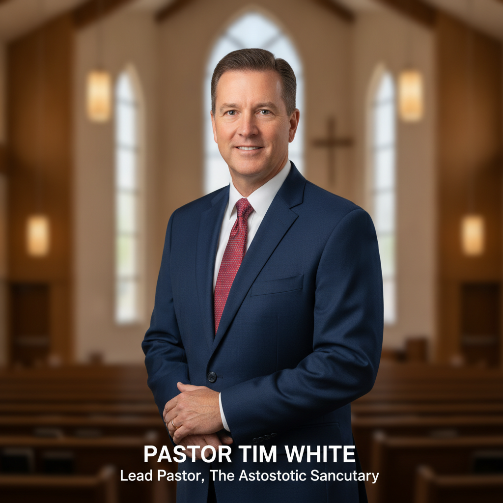 Portrait of Pastor Tim White, lead pastor of The Apostolic Sanctuary Apostolic Pentecostal church in West Little Rock Arkansas