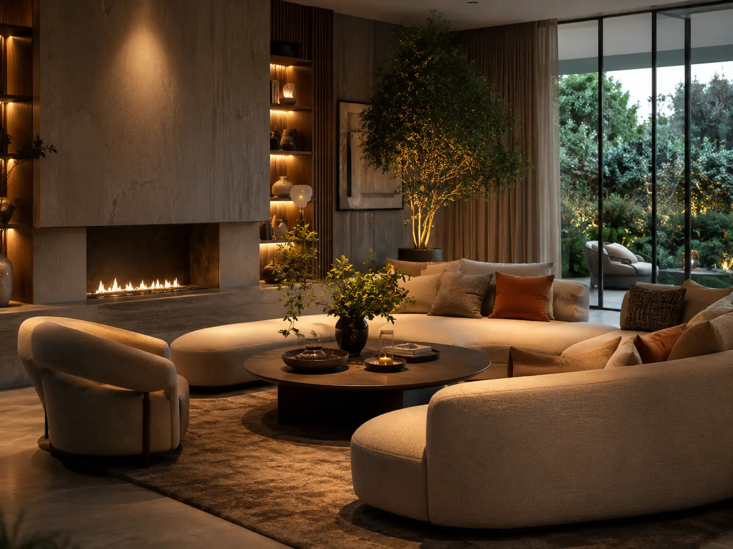 Luxury interior call to action background